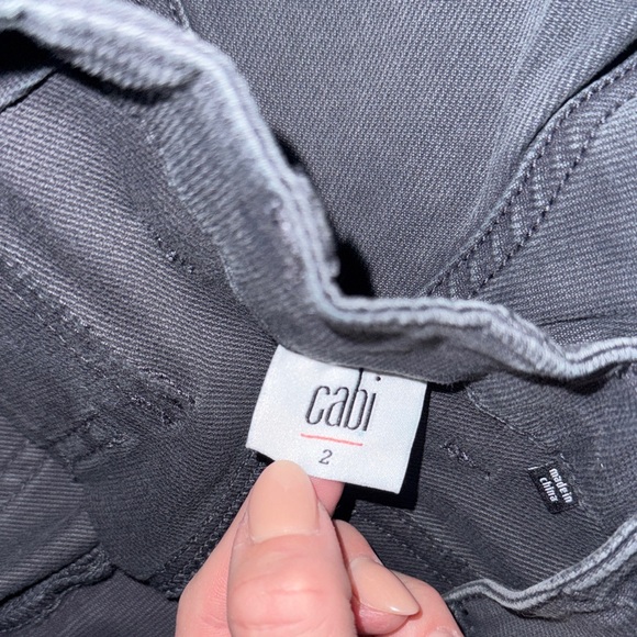 CAbi Women's Dark Blue Gray Jeans size 2 - Picture 3 of 4